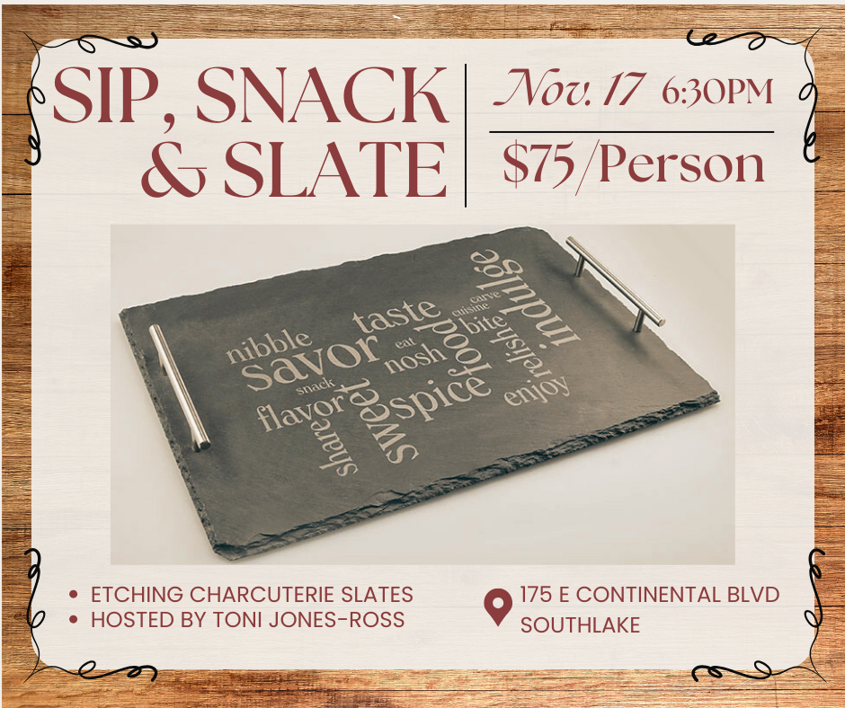 Girlz Night Out November 17 - Slate Etching Class